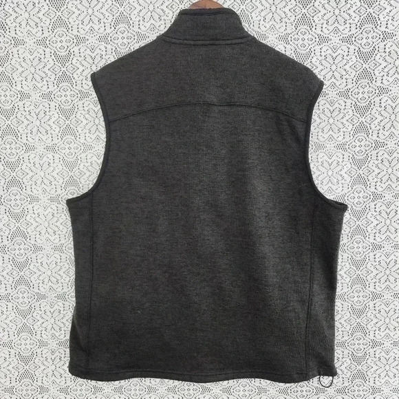 Ducks Unlimited mock neck full zip fleece vest jacket men's XL - Picture 2 of 8